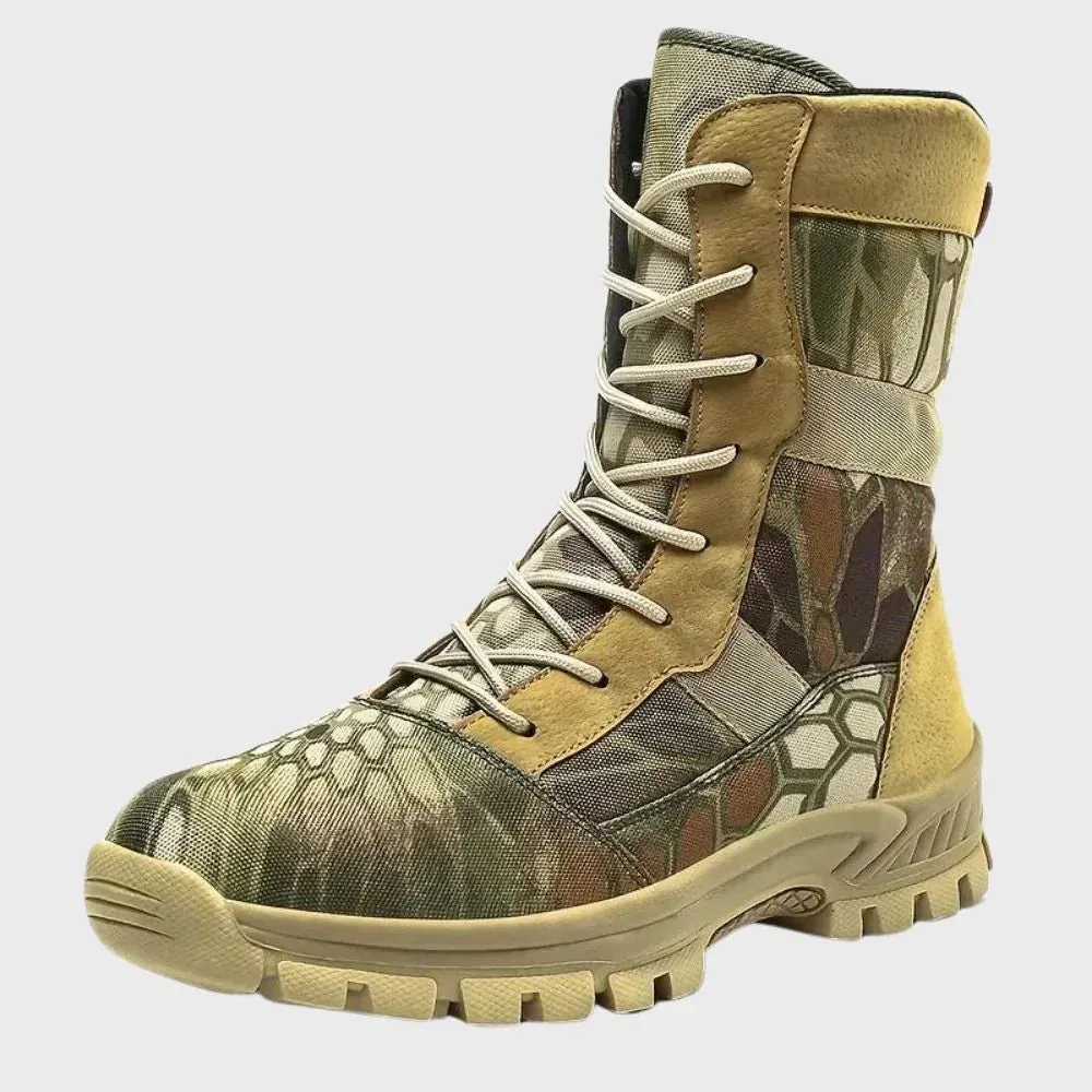 Comfortable men's high hiking boots