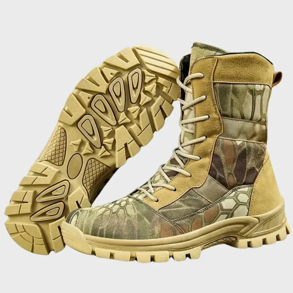 Comfortable men's high hiking boots