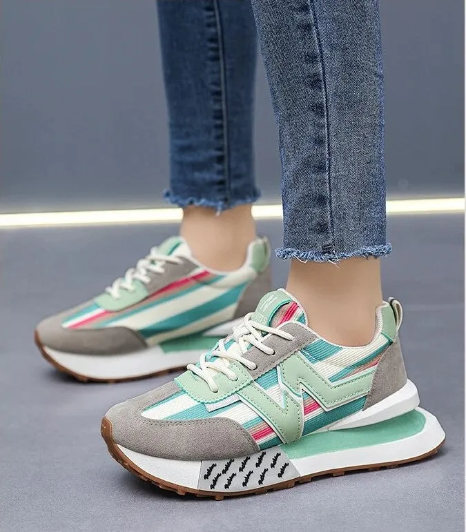 Comfortable trendy women's sneakers