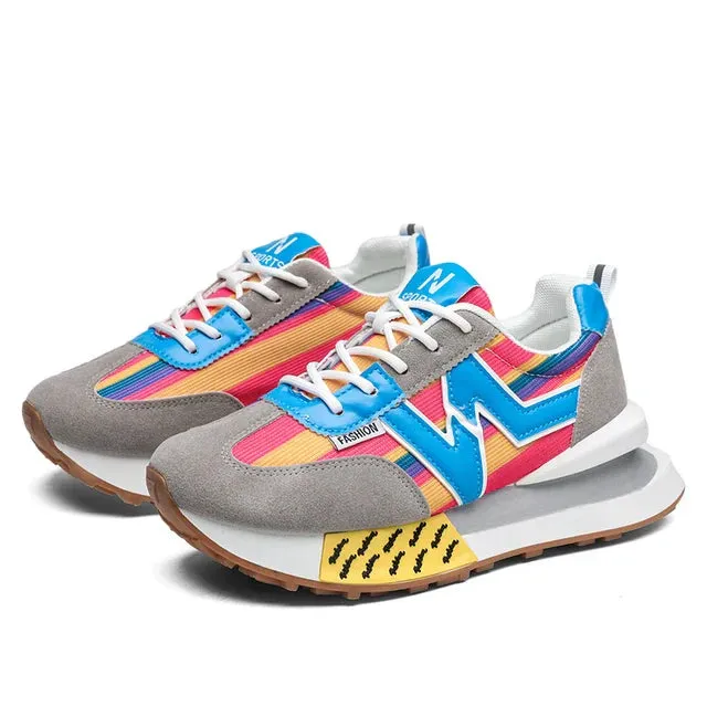 Comfortable trendy women's sneakers