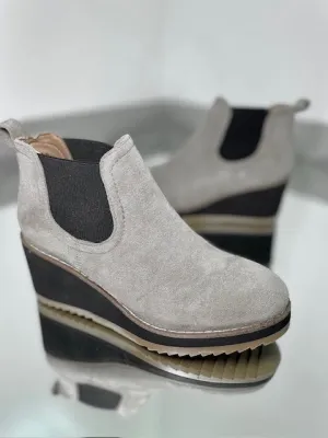 Corky's Grey Suede Love You a Latte Boots