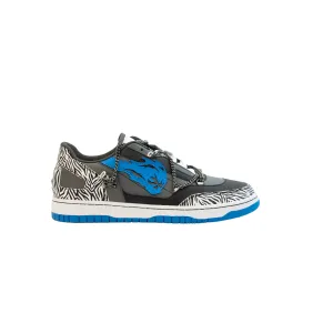 COURT CLASSIC SNEAKERS (BLU ZEBRA)