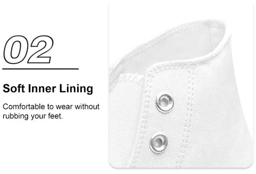 Custom Comfortable Non-Slip Casual Canvas Sneakers – Design Your Own Customshoes