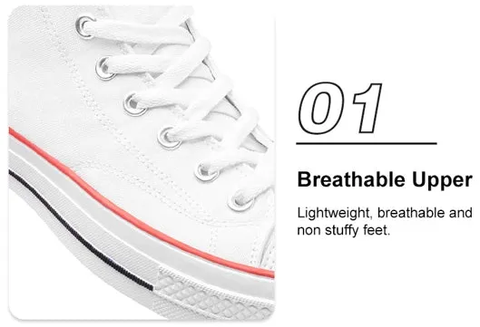 Custom Comfortable Non-Slip Casual Canvas Sneakers – Design Your Own Customshoes