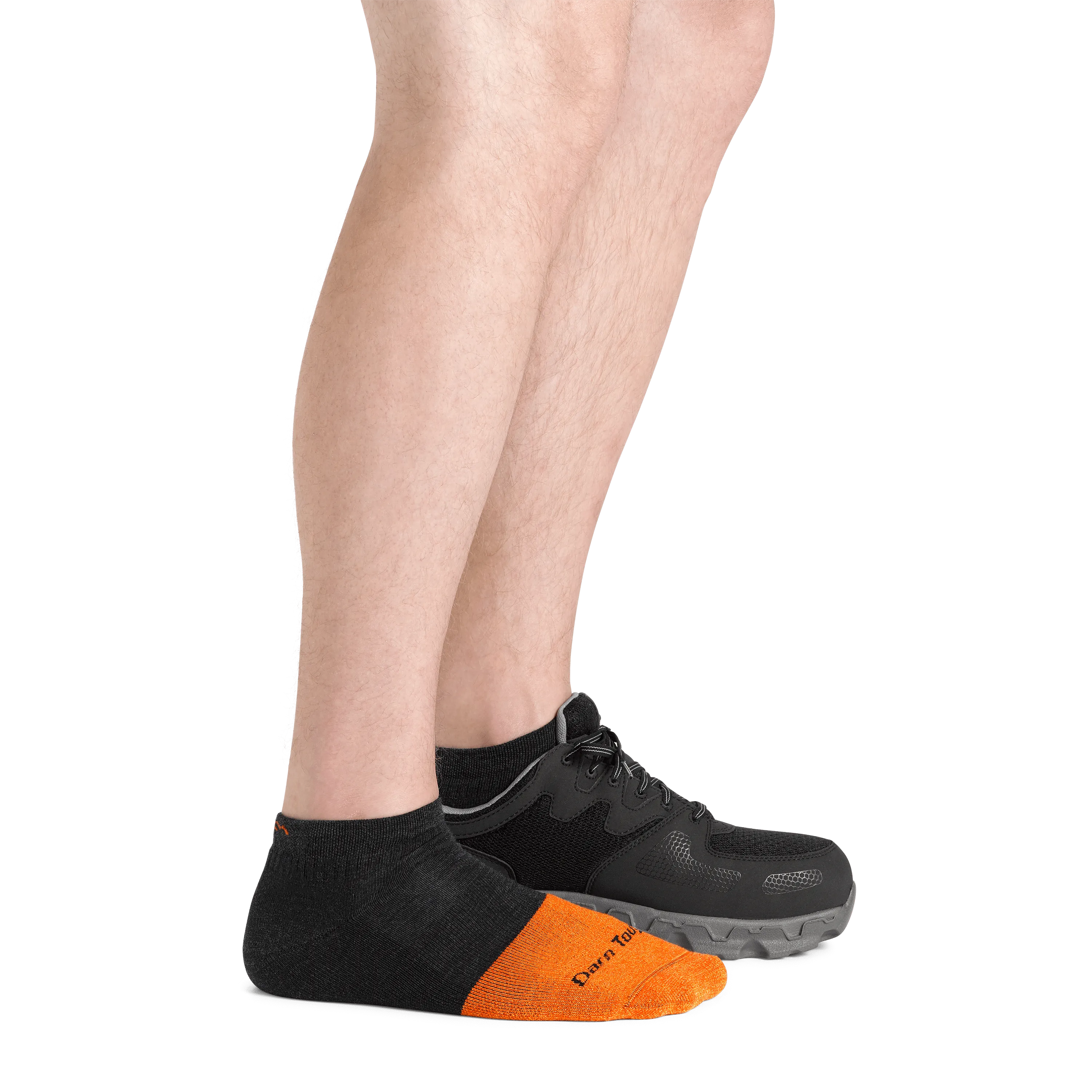 Darn Tough Mens Steely No Show Lightweight Work Socks - Clearance