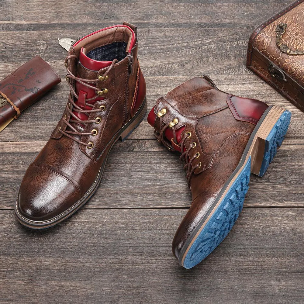 Devid™ | Classic Leather Oxford Boots