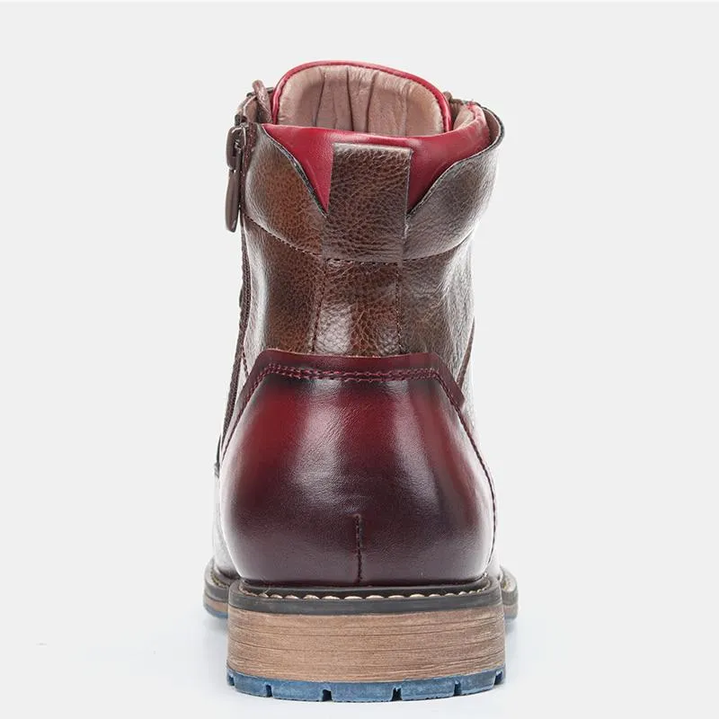 Devid™ | Classic Leather Oxford Boots