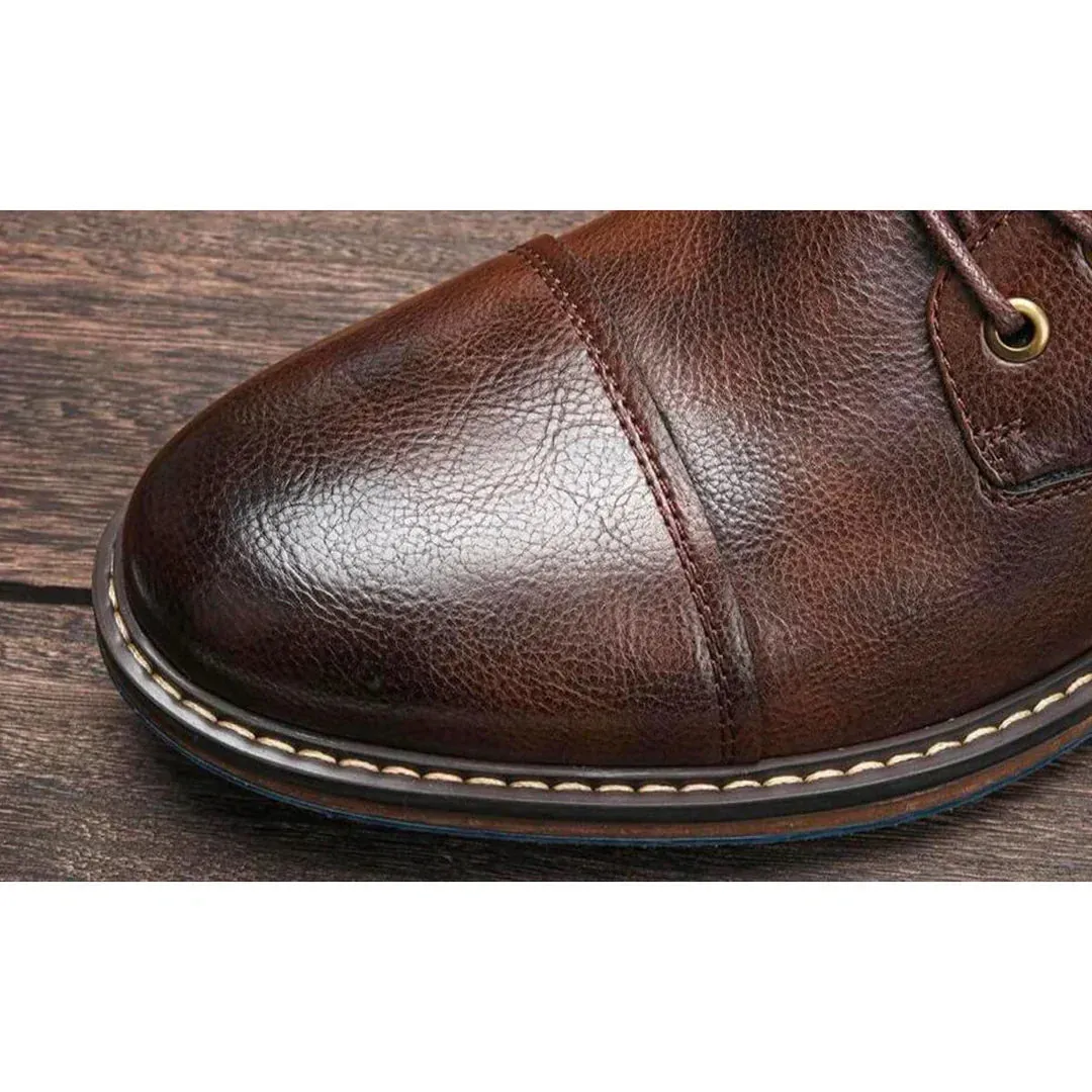 Devid™ | Classic Leather Oxford Boots