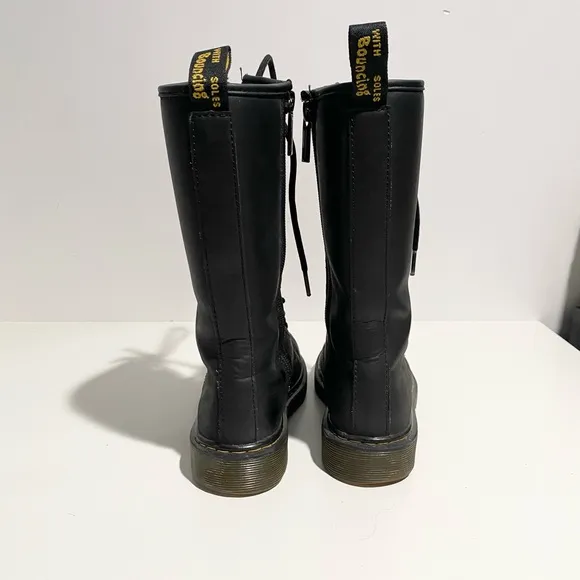 Dr. Martens JUNIOR 1914 LEATHER TALL BOOTS Size 1