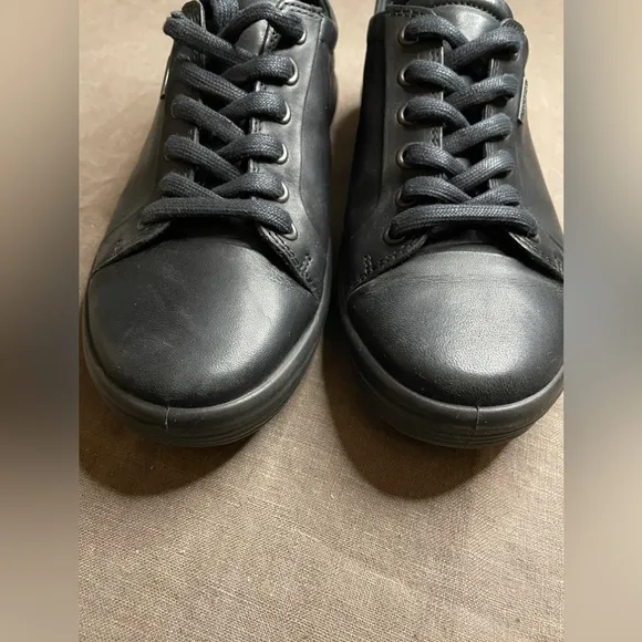 ECCO Goretex Soft 7 GTX Tie Black Sneakers 8-8.5