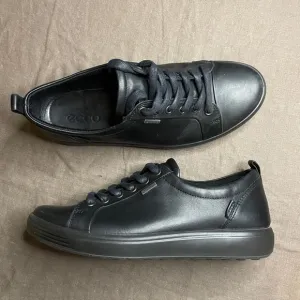 ECCO Goretex Soft 7 GTX Tie Black Sneakers 8-8.5