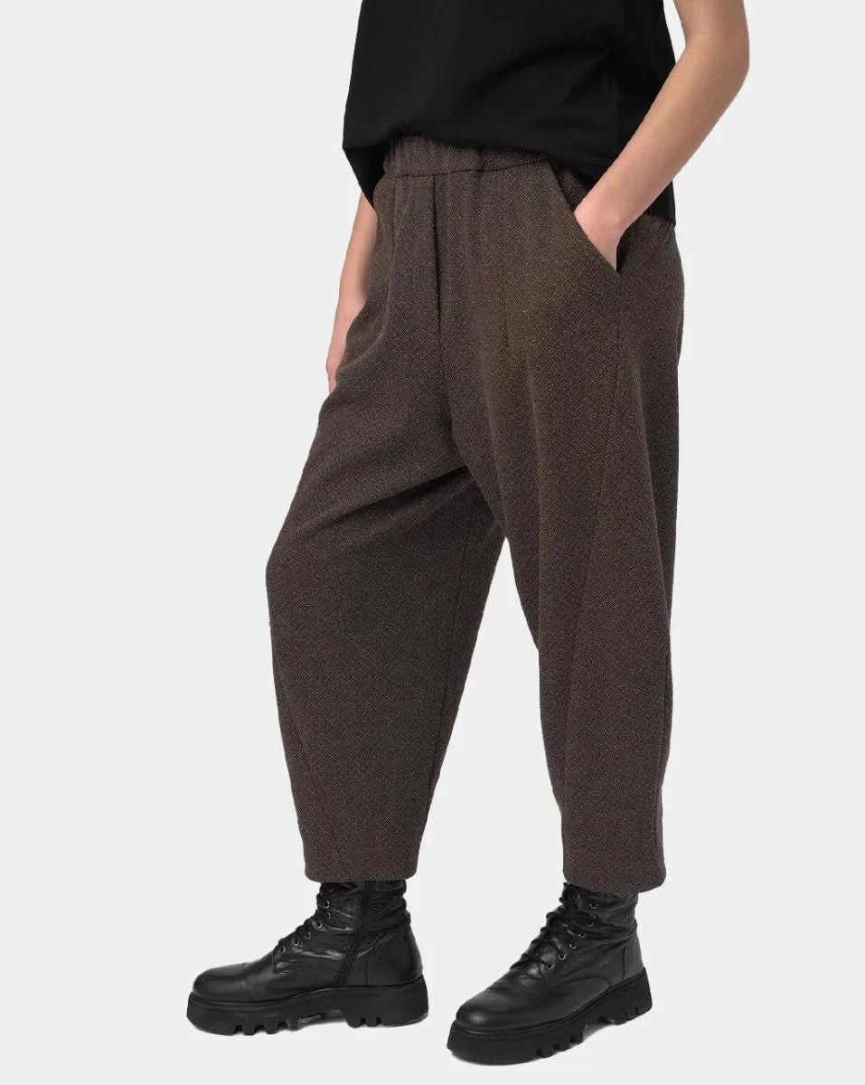 Elastic Seamed Cotton Pant