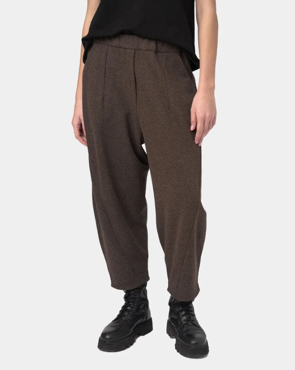 Elastic Seamed Cotton Pant