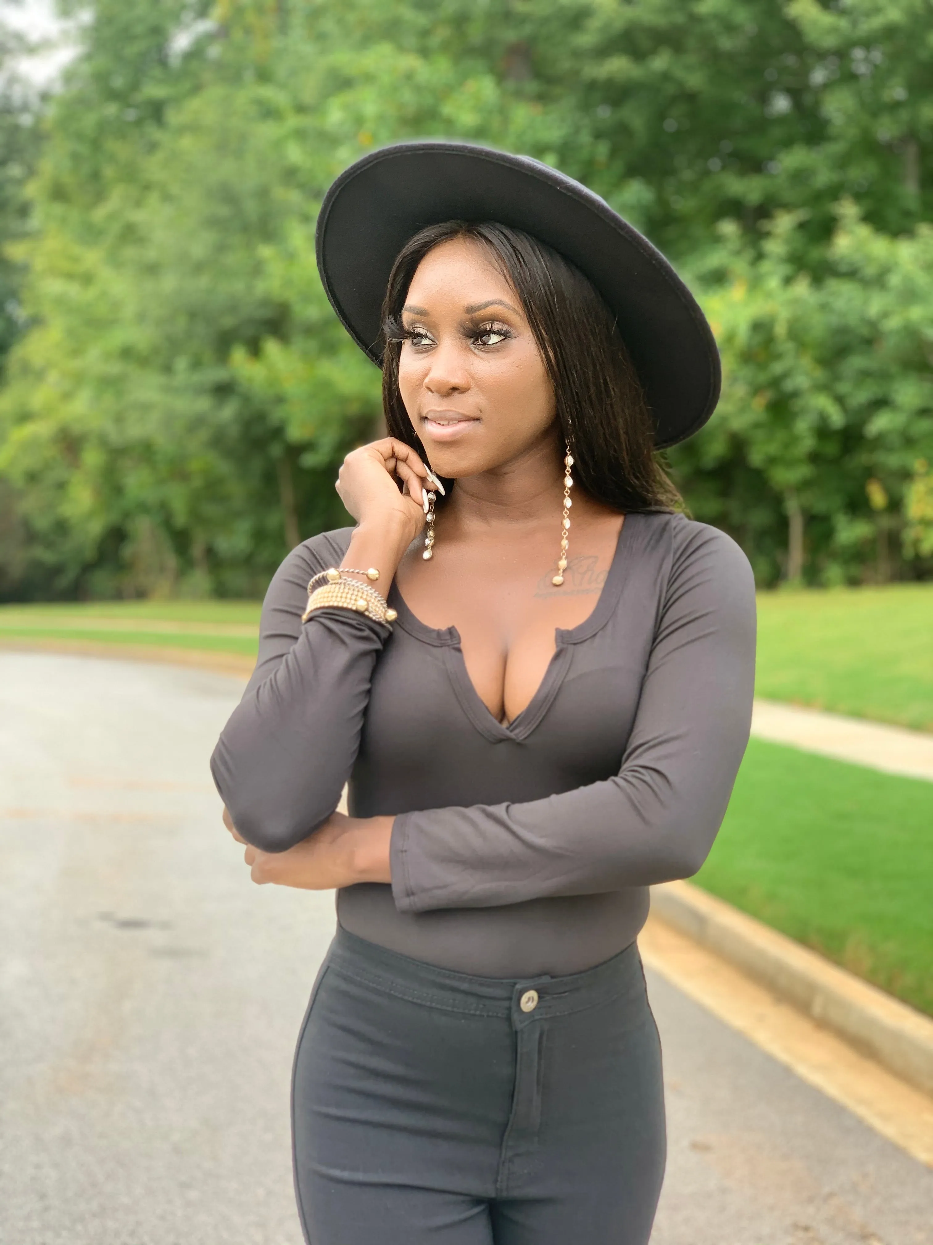 Essential Long Sleeve Bodysuit | Black - FINAL SALE