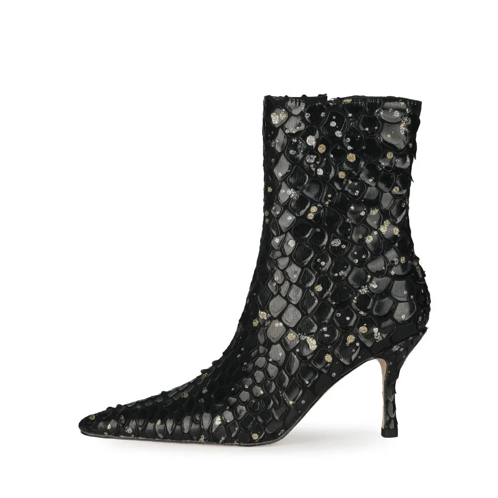 Fish Scale Short Boots