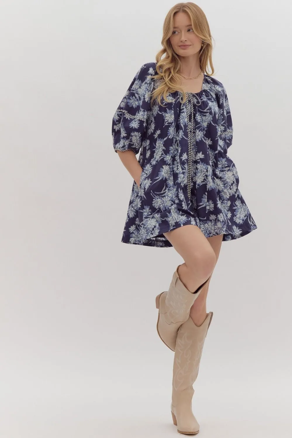 FLORAL PRINTED SHORT SLEEVE ROMPER