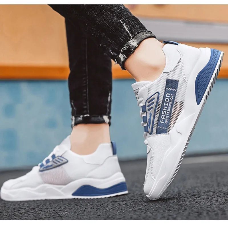Fly Knitting Breathable & Light Weight Sneakers (Blue Edition) (SK 102)