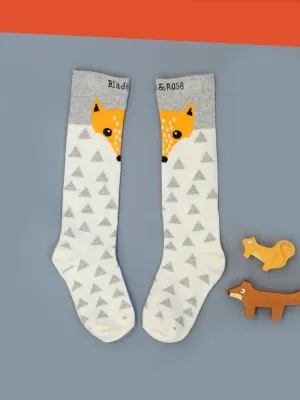 Fox Knee High Sock