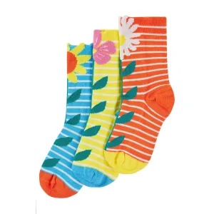 Frugi 3 Pack Socks Me9z5 Echinacea