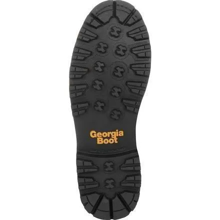 Georgia Men's Amp LT Low-Heel Logger 9" Waterproof Work Boot - Black - GB00271