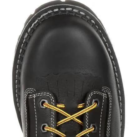 Georgia Men's Amp LT Low-Heel Logger 9" Waterproof Work Boot - Black - GB00271