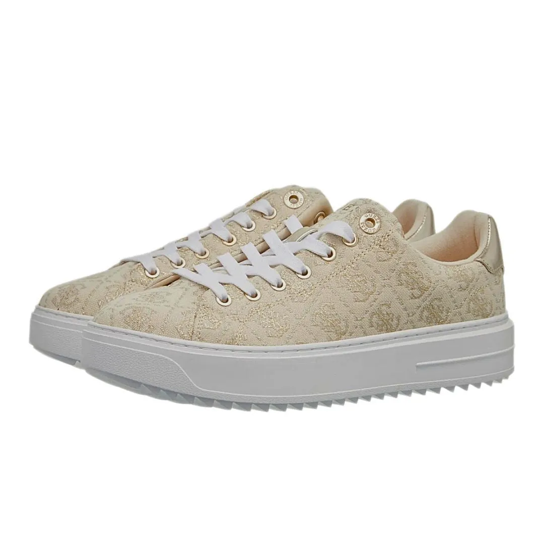 GUESS Denesa 4G Logo Sneakers - BEG