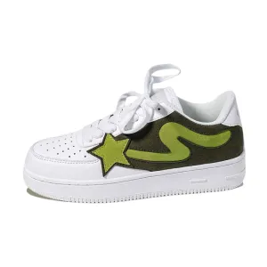 H-Block |Classic Star Patchwork Casual Sneakers