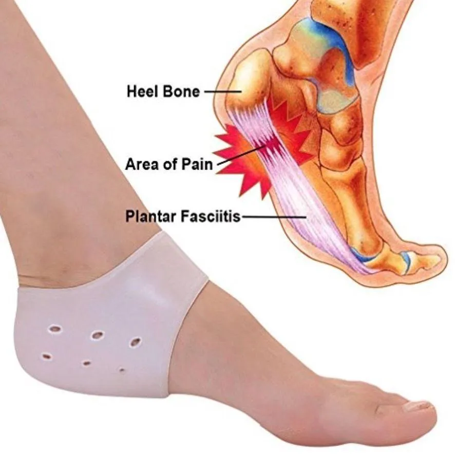 Heel Spur Relief - Plantar Fasciitis Gel Cup Massage Pads