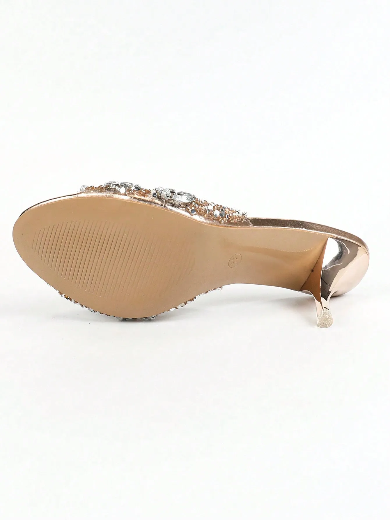 High Heels Round Toe Comfortable Transparent Sandals- FD ⚡