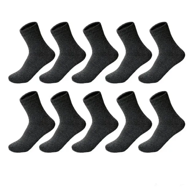 High-Quality Men’s Black Cotton Socks