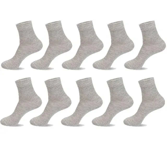High-Quality Men’s Black Cotton Socks