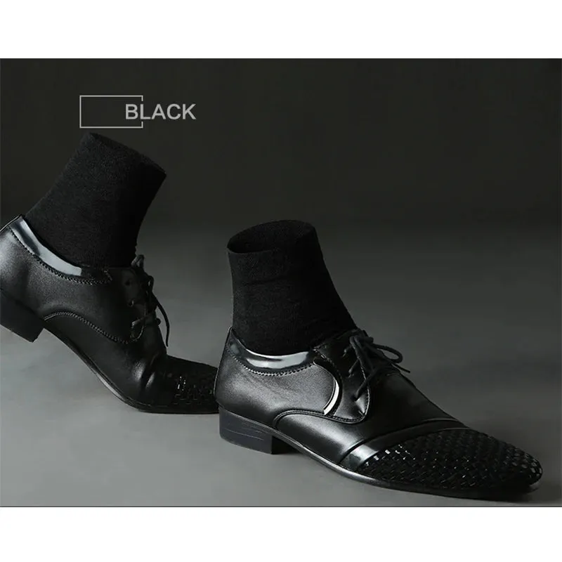 High-Quality Men’s Black Cotton Socks