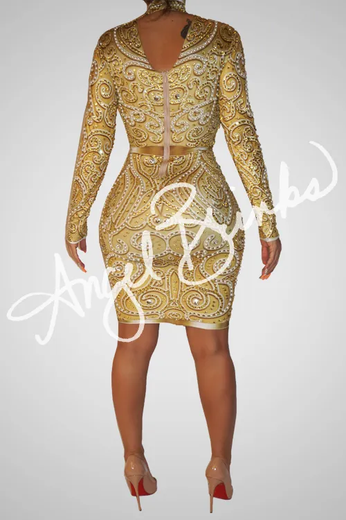 High Society Dress (Gold)