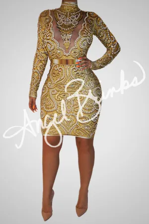 High Society Dress (Gold)