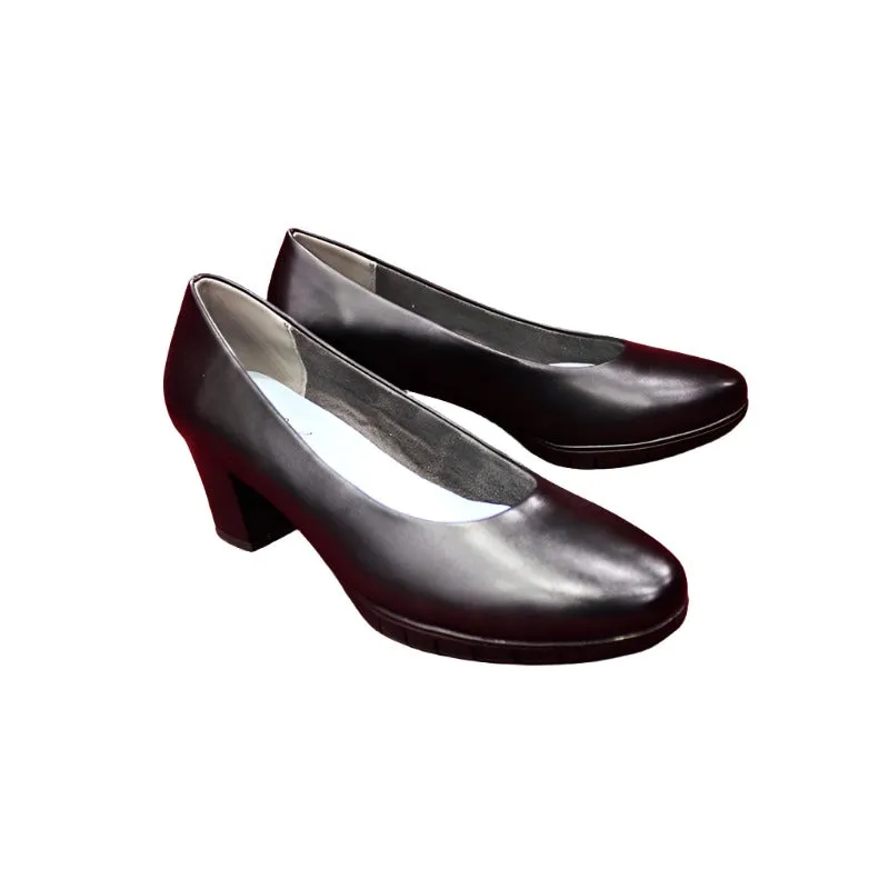 Hush Puppies Soft Style Court Shoes Black
