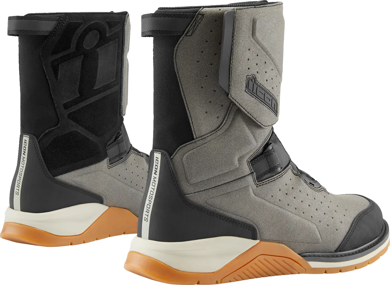 ICON Alcan Waterproof Boots - Gray - Size 9 3403-1247