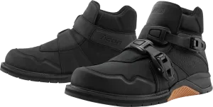 ICON Slabtown Waterproof Boots - Black - Size 7 3403-1304