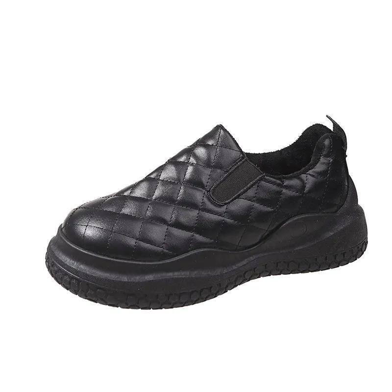 INSTOCK-Thick-soled non-slip slip-on loafers with velvet