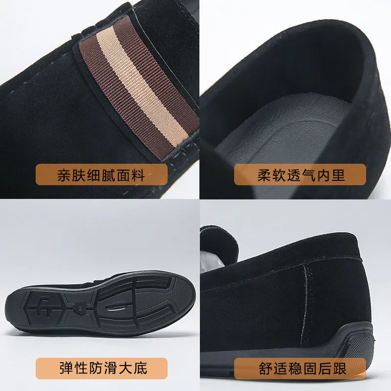 INSTOCK-Versatile Soft Sole Slip-On Leather Loafers For Men's.