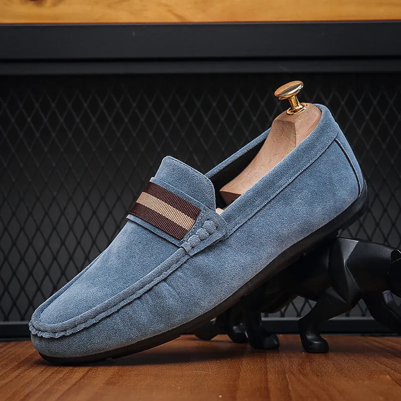 INSTOCK-Versatile Soft Sole Slip-On Leather Loafers For Men's.