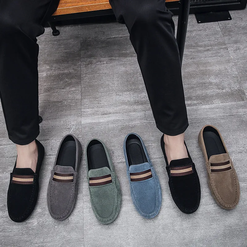 INSTOCK-Versatile Soft Sole Slip-On Leather Loafers For Men's.