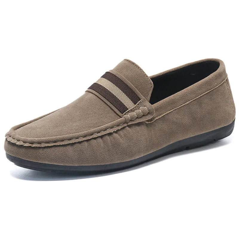 INSTOCK-Versatile Soft Sole Slip-On Leather Loafers For Men's.