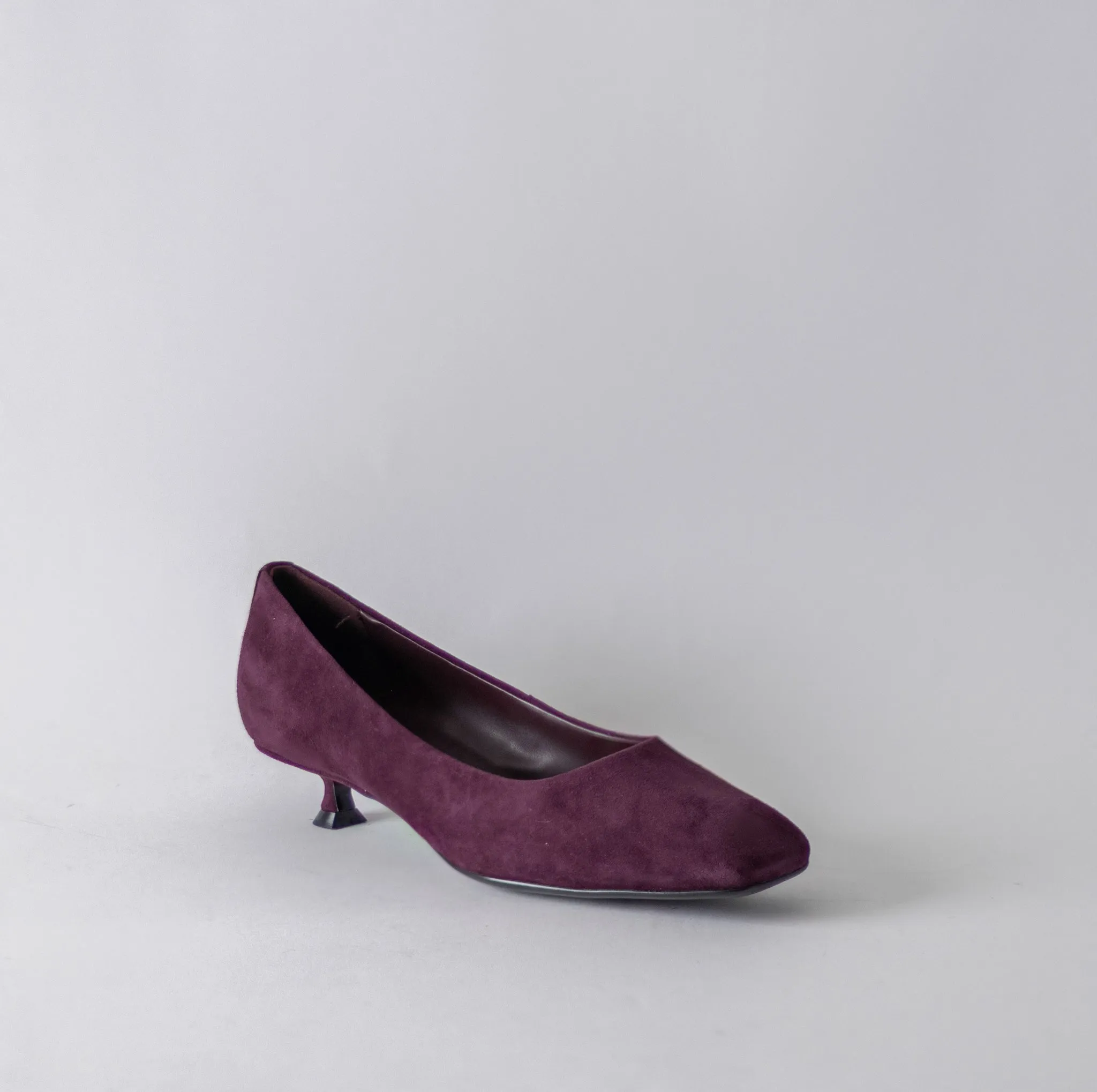 JEFFREY CAMPBELL SUBJECT SOFT PUMP DUSTY PURPLE SUEDE