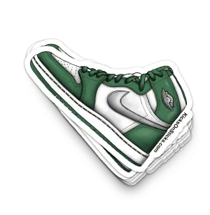 Jordan 1 "Gorge Green" Sneaker Sticker