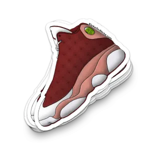 Jordan 13 "Dune Red" Sneaker Sticker