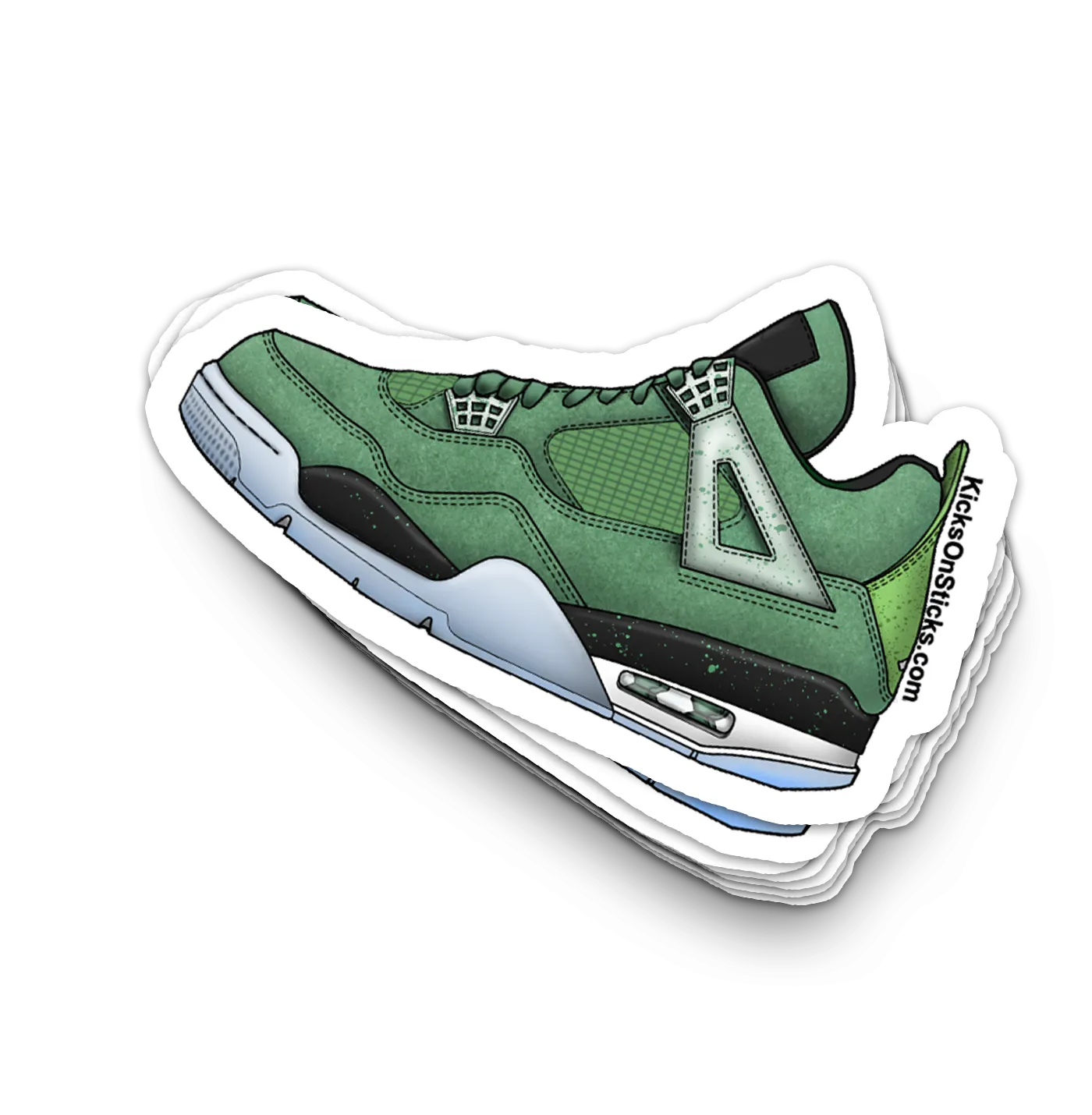 Jordan 4 "Wahlburger" Sneaker Sticker