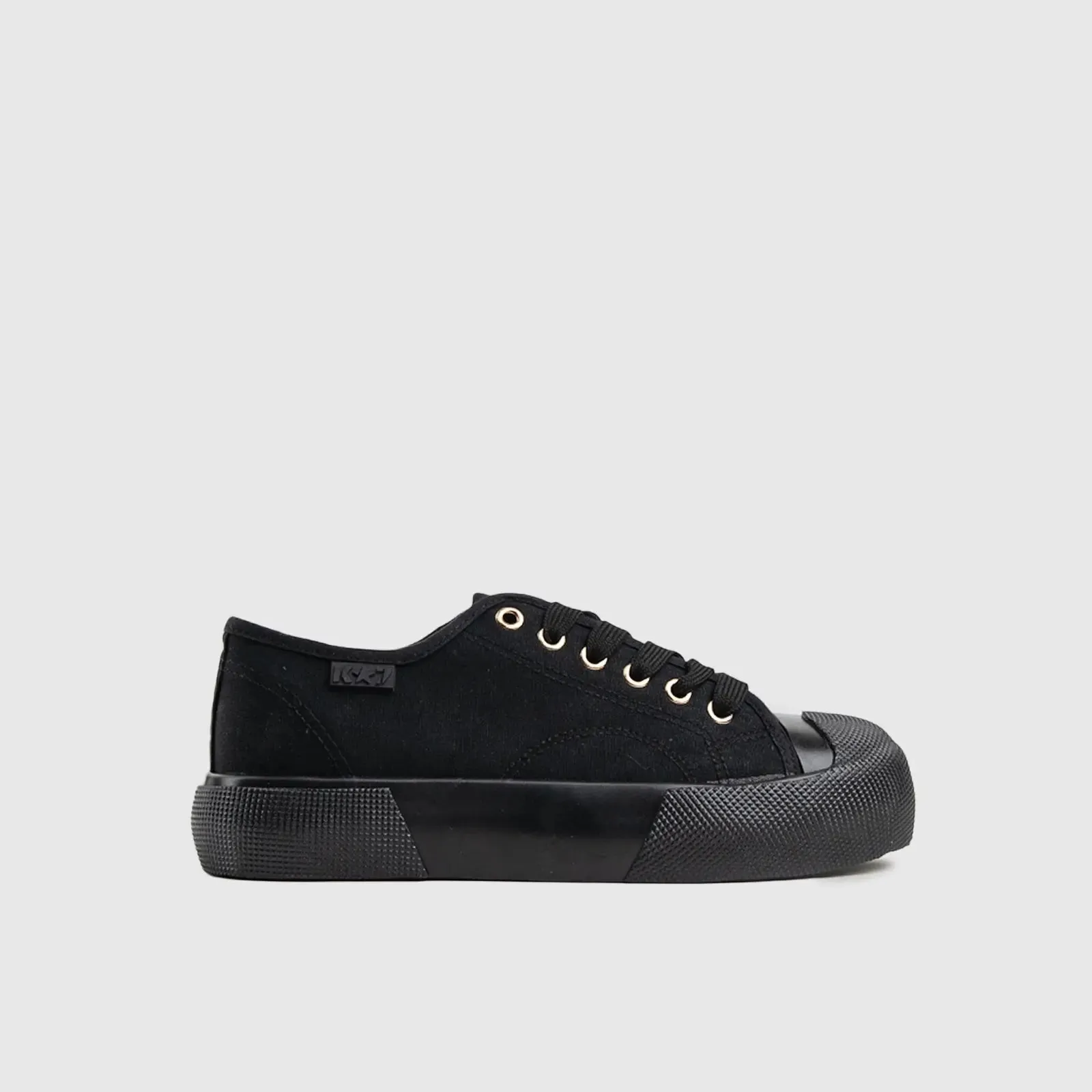 K7 Nansen Statement Sneaker Black/Rose Gold