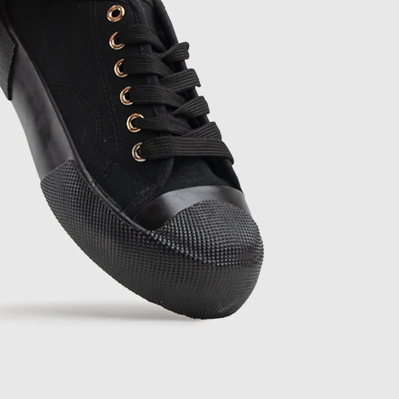 K7 Nansen Statement Sneaker Black/Rose Gold