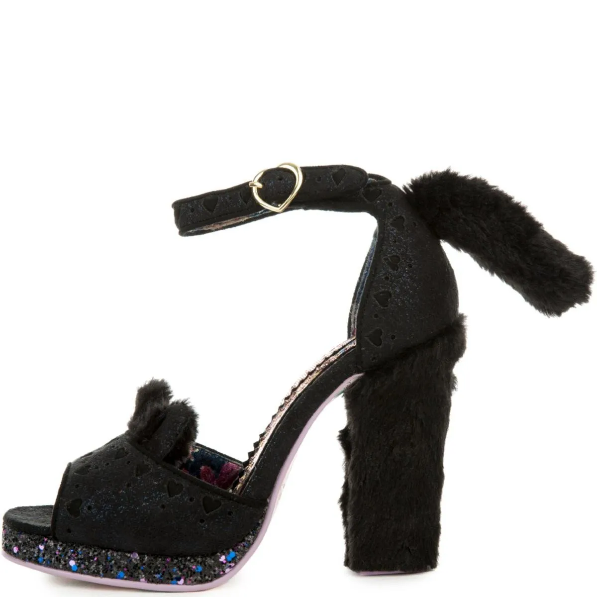 Kitty Paws Black High Heel Black