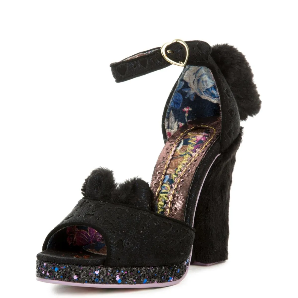 Kitty Paws Black High Heel Black
